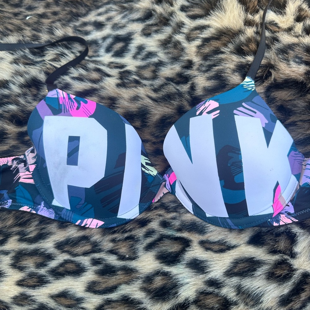 Pink bra!